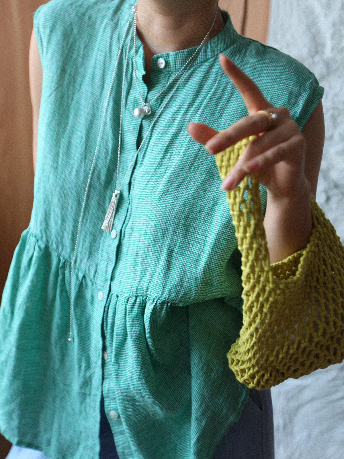 

Летний женский тонкий топ-жилет из тканого льна Ast Editor op Loose een Color Woven Linen Vest, с узором, для повседневной носки