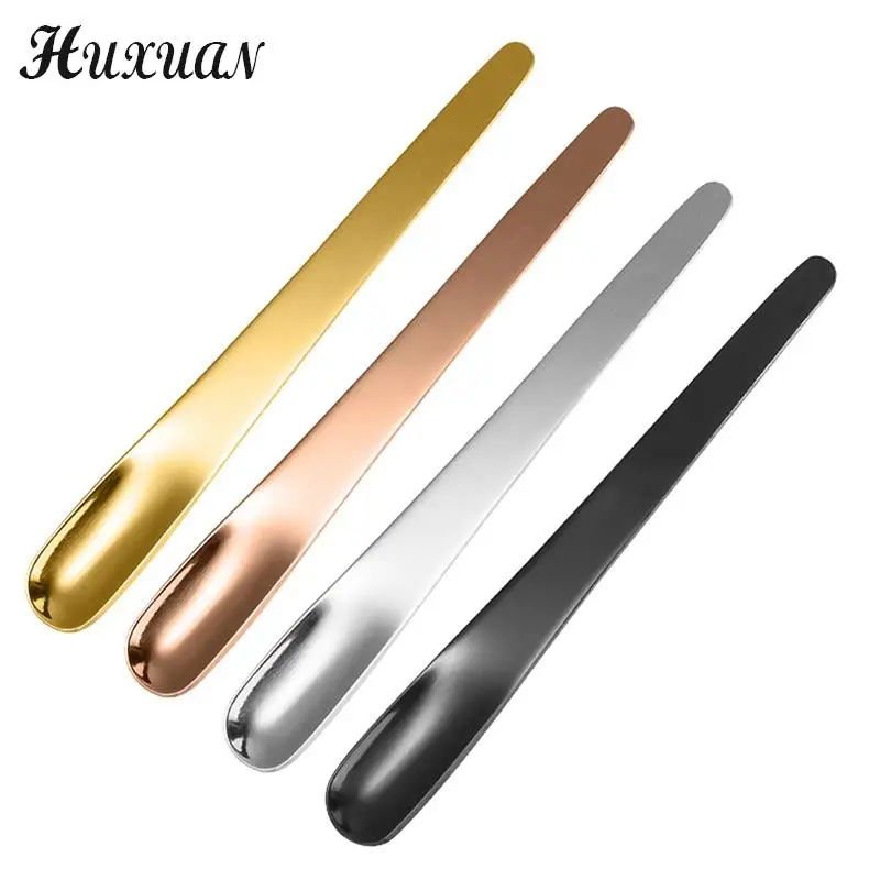 

1Pc Coffee Spoon Stainless Steel Flat Spoon For Dessert Small Coffee Scoop Bar Spoon Creative Ice Cream Spoon Kitchen Tableware