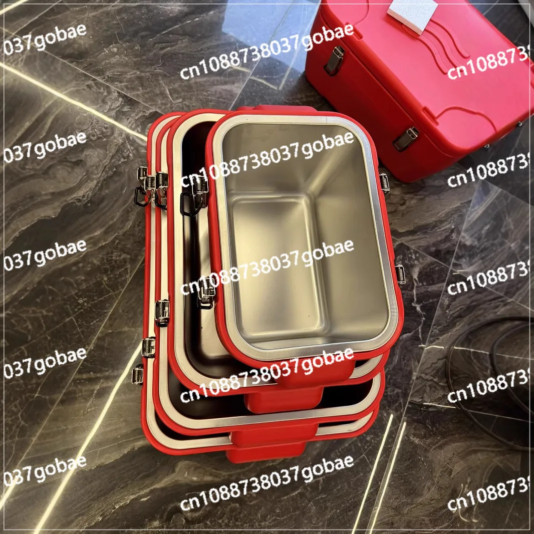 Stainless steel cold insulation box 4pcs set food warmer ThermalStorageContainer
