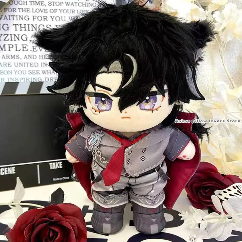 

Anime Wriothesley Genshin Impact Cosplay Cute Handsome Plush Change Clothes Outfit Plushie 20Cm Pillow Xmas Gift