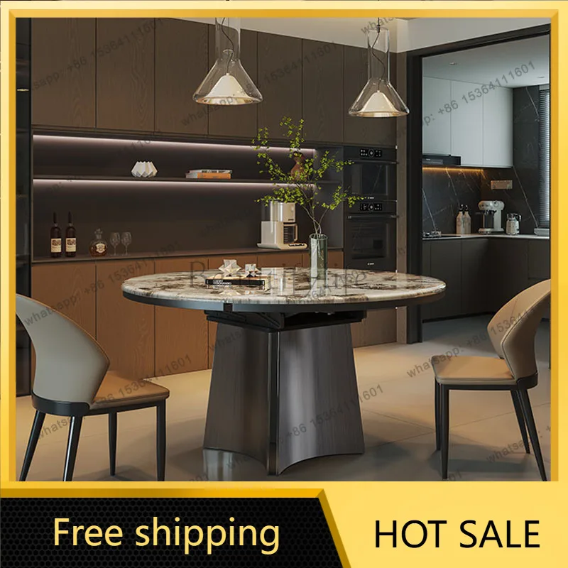 FG Round Coffee Dining Table Kitchen Restaurant Modern Nordic Luxury Dining Table Writing Lounge Mesas De Jantar Salon Furniture