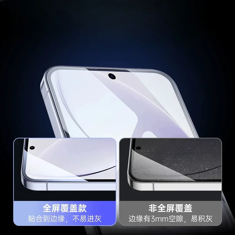 واقي شاشة شفاف عالي الدقة مضاد للأزرق لهاتف Xiaomi Redmi K80 Pro من الزجاج المقسى لهاتف Redmi K80 K80Pro غطاء كامل طبقة رقيقة واقية #2