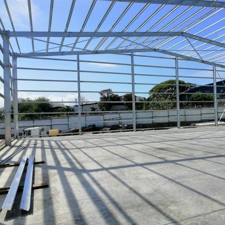 Aangepaste geprefabriceerde huisbouwconstructie Stalen frame Hangar schuur Stalen structuurmagazijn