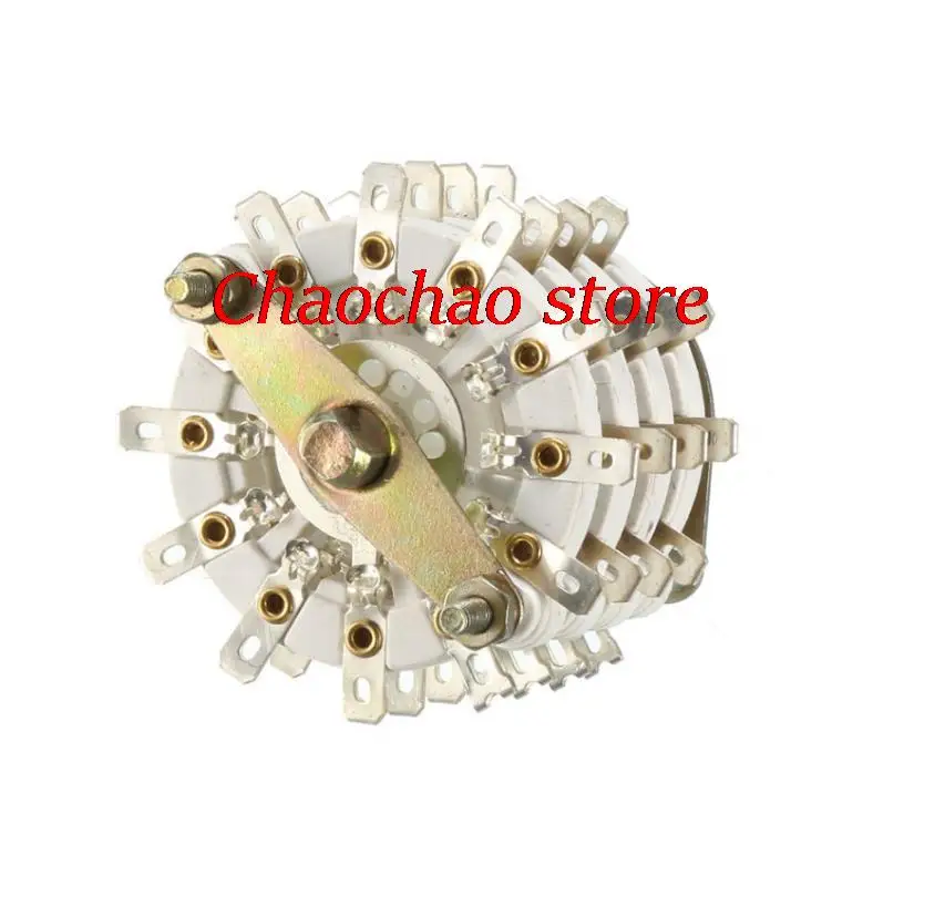 1PC /2PCS KCZ KCT  4 Deck Band Channel Rotary Switch Selector 4P6T 4P7T 4P8T 4P10T 4P11T 8P5T 6mm Shaft 48pins