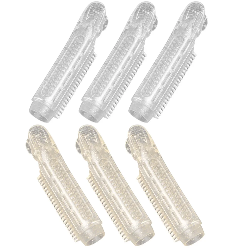 

6pcs Hair Curler Clips for Bangs Root Curly Volume Rollers Volumizing DIY Styling Tools Temporary Fashion Accessories