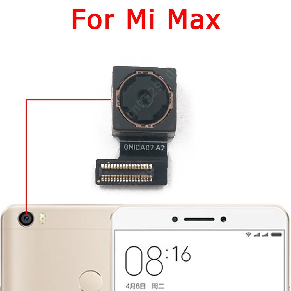 Rear Camera For Xiaomi Mi A3 Max 2 Mix 2S 3 A1 A2 Lite Back Camera Module Flex Backside View Replacement Spare Parts