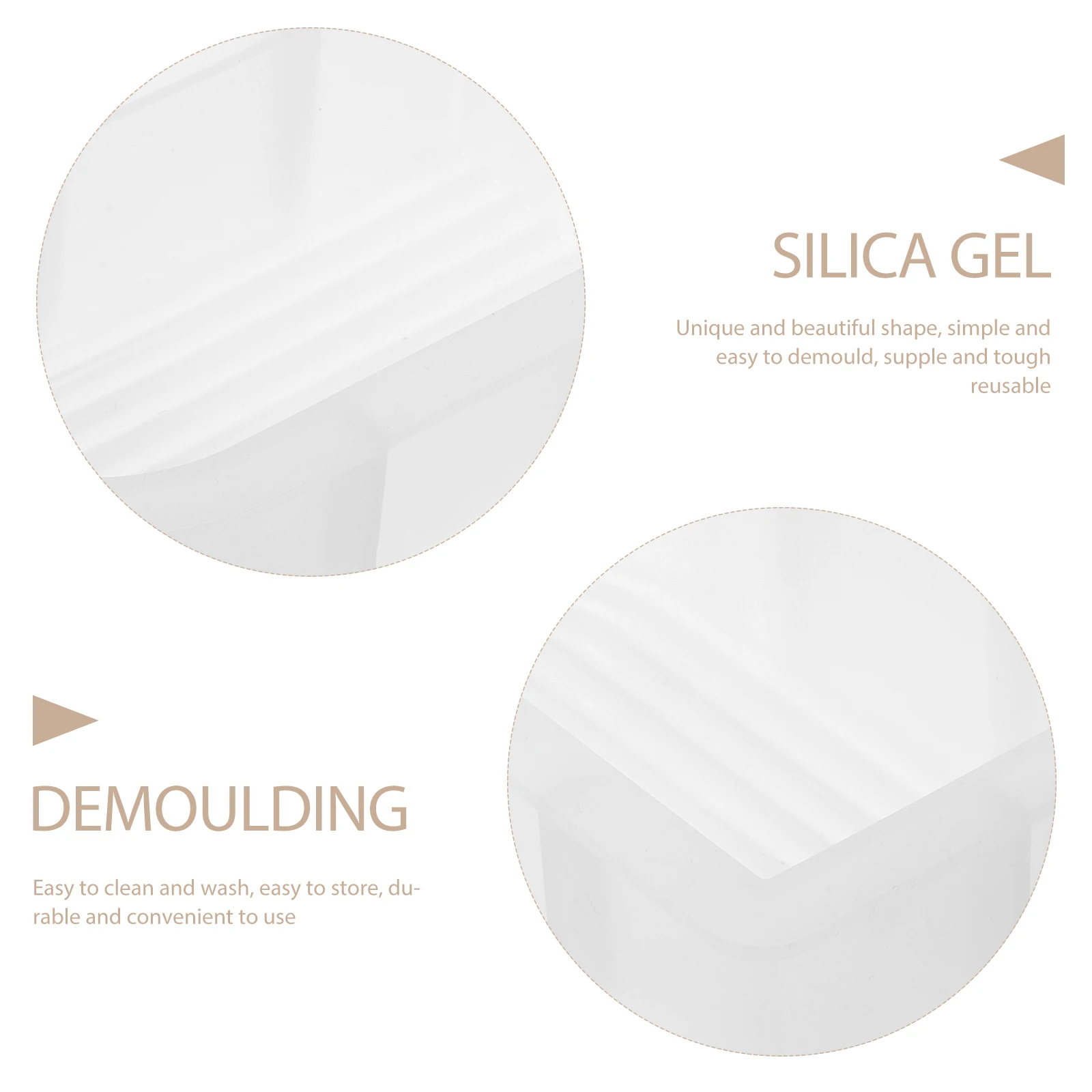 

Rainbow Arch U Shape Silicone Mold Kit Smooth Flexible Easy Demould Light Weight Small Size Bubble Mold for