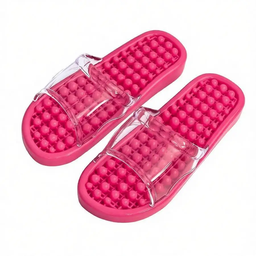 Acupressure Massage Slippers for Women - Non-Slip Bathroom Indoor Summer Foot Unisex Massage Slippers Indoor Men\'s Bath Slippers
