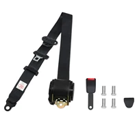 Cinturón de seguridad de coche retráctil Universal de 3 puntos, función de retracción automática para accesorios de protección de seguridad automática, 1 ud.