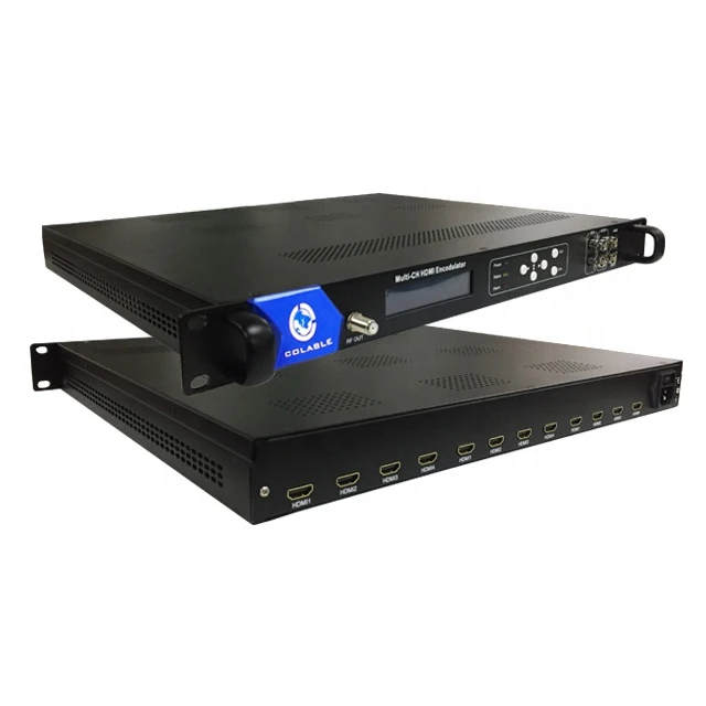 

Hot Products H.264 Video Encoding 12 Channels HD to RF Modulator DVB-C DVB-T ATSC ISDB-T COL5011H