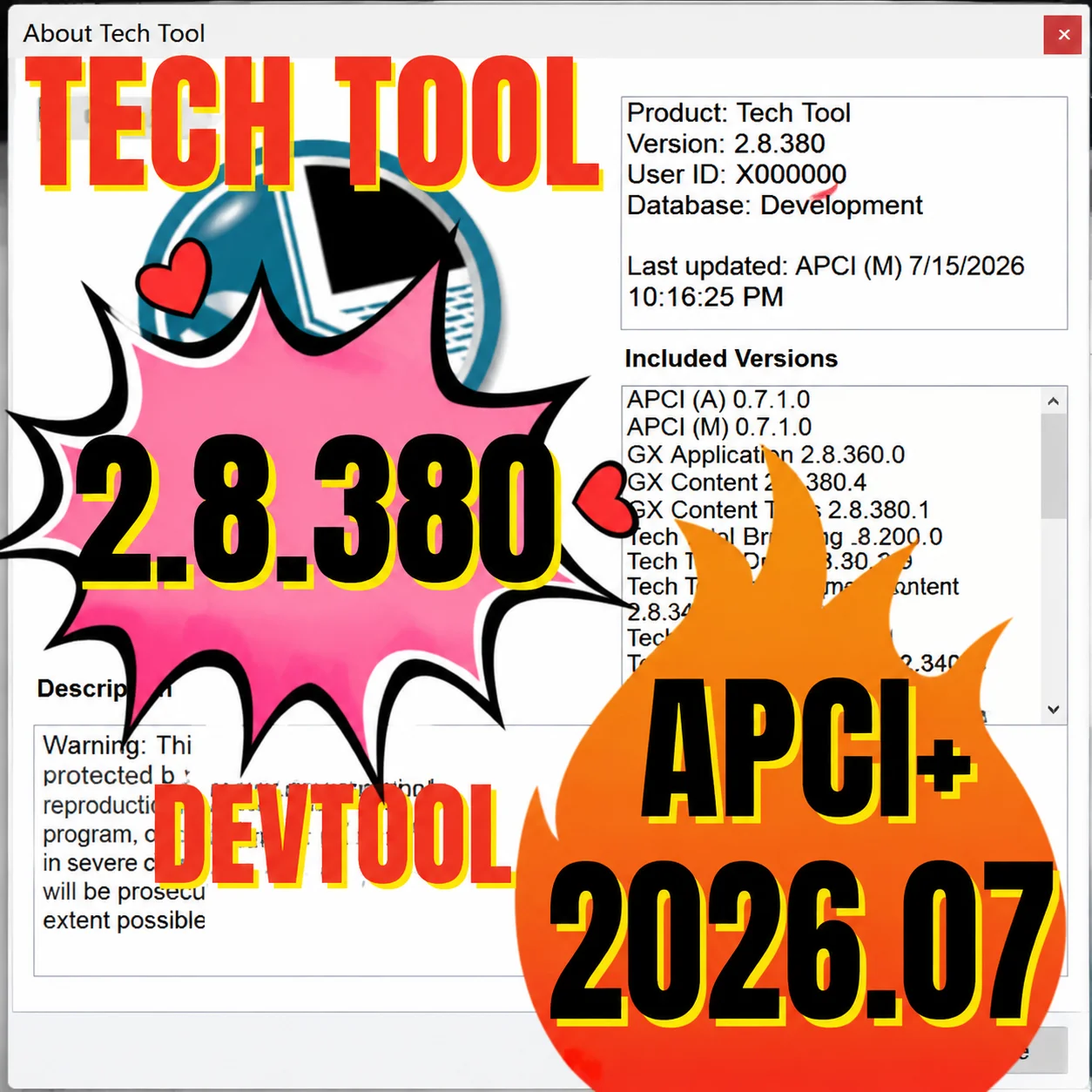 [2026.07] PTT Premium Tech Tool 2.8.380 + APCI 0.7 Vocom Advanced REAL Development Product History with Developer Tool Remote