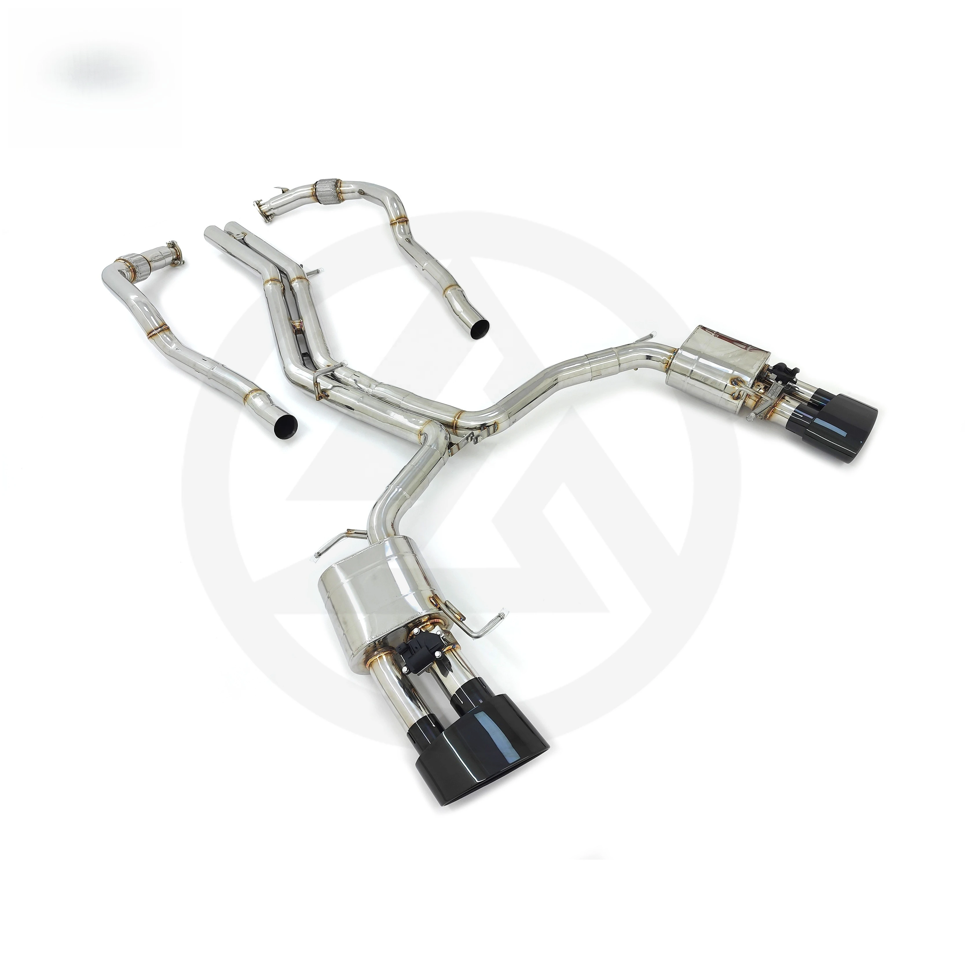 CSZ Exhaust for RS6/RS7 C8 4.0TT Midpipe & Valved Catback Full Exhaust System