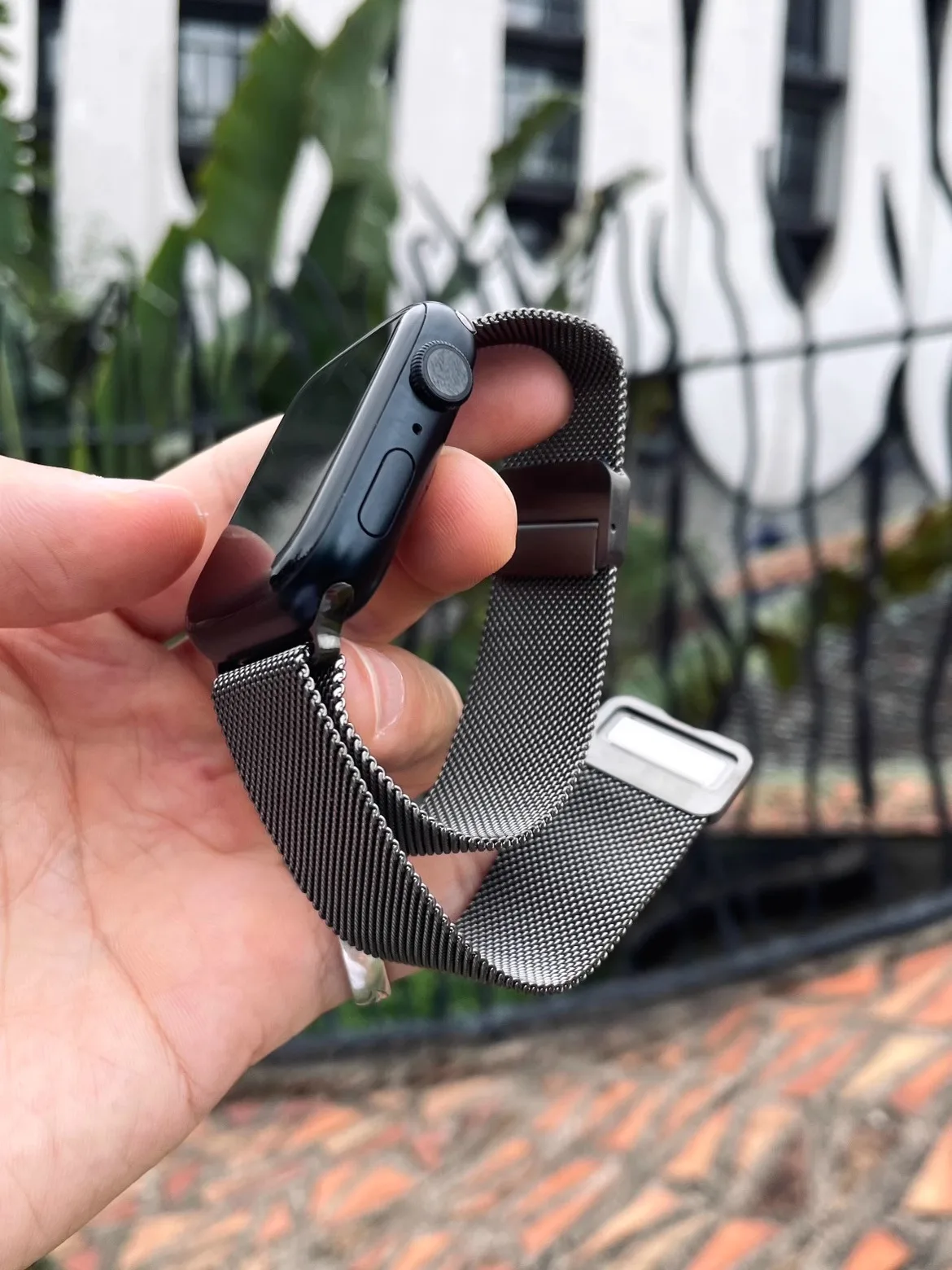 kakestorm Milan applies to Apple watch iwatch strap metal s987 stainless steel Ultra strong magnetic watchband