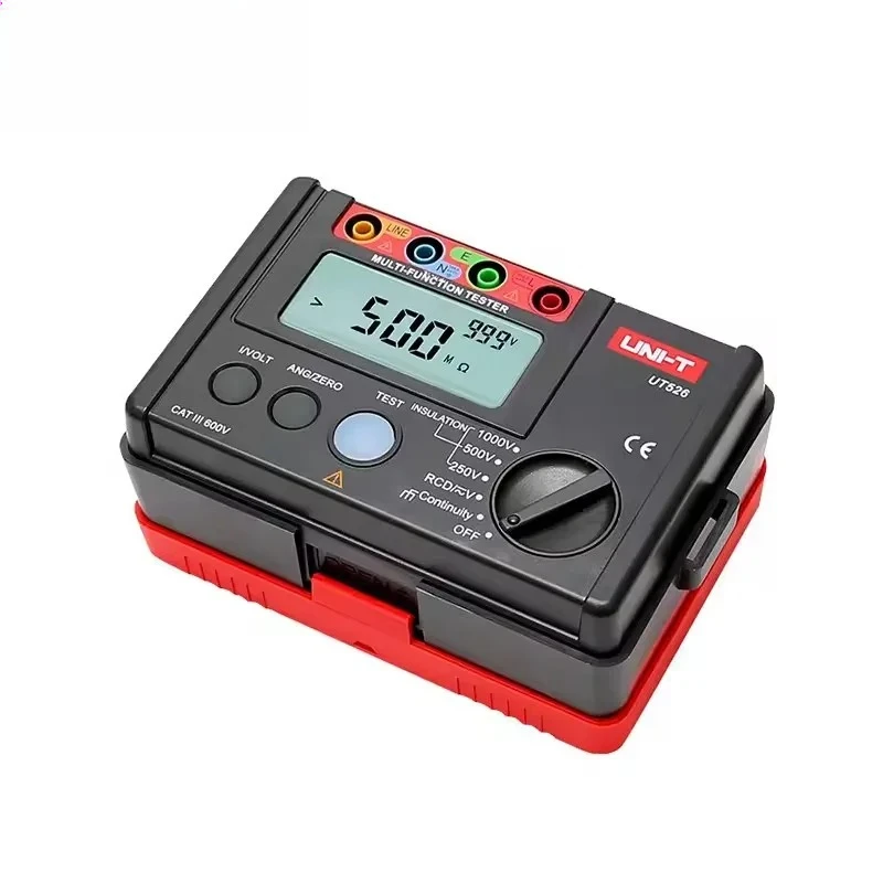 UT526 Digital Multifunction Electrical Meter Insulation Resistance Tester AC/DC Voltage Ground Resistance Meter