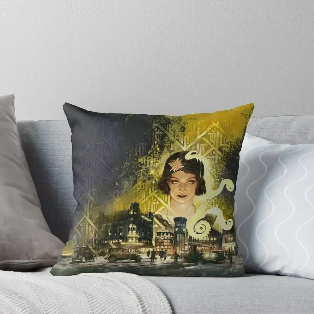 Berlin: The Wicked City Cover by Lo?c Muzy Throw Pillow Pillow Cover Sofas Covers Christmas Pillow Covers