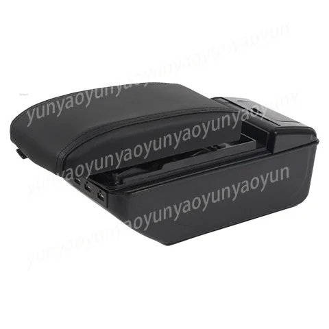 ​Universal Car Armrest Box with USB Charging - Double-Layer Aftermarket Modification Center Console Organizer for All Vehicles​
