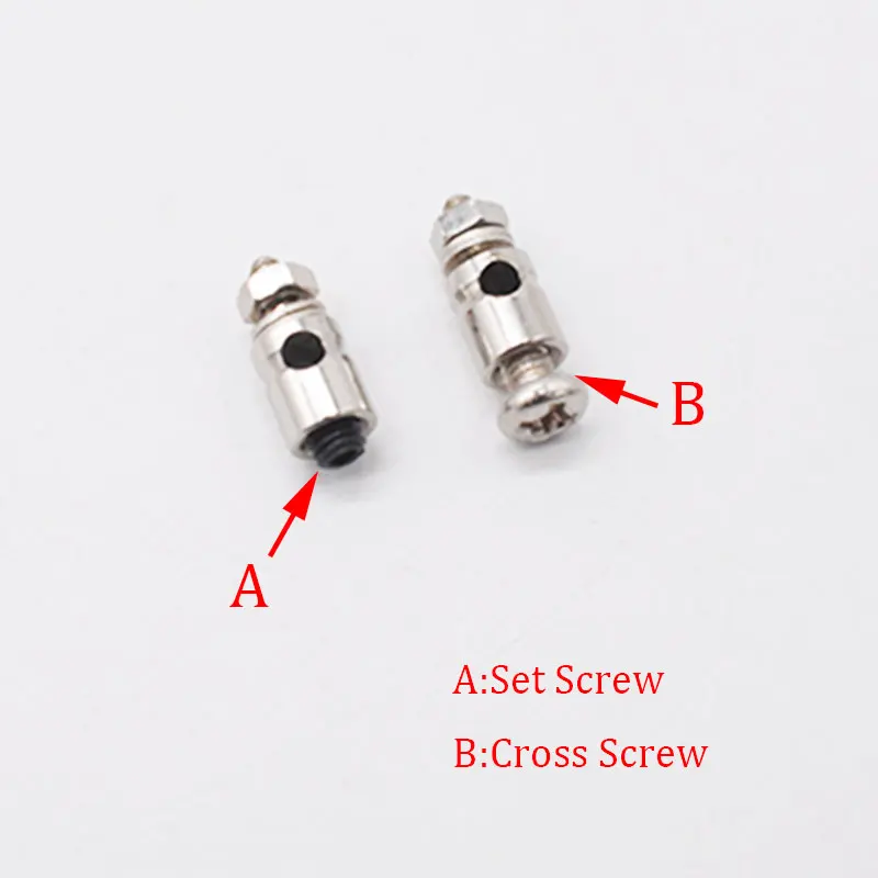 10PCS 1.3/1.8/2.1/3.1mm RC Airplane Boat Pushrod Linkage Stopper Servo Connectors Metal Adjuster Positioner for RC Helicopter