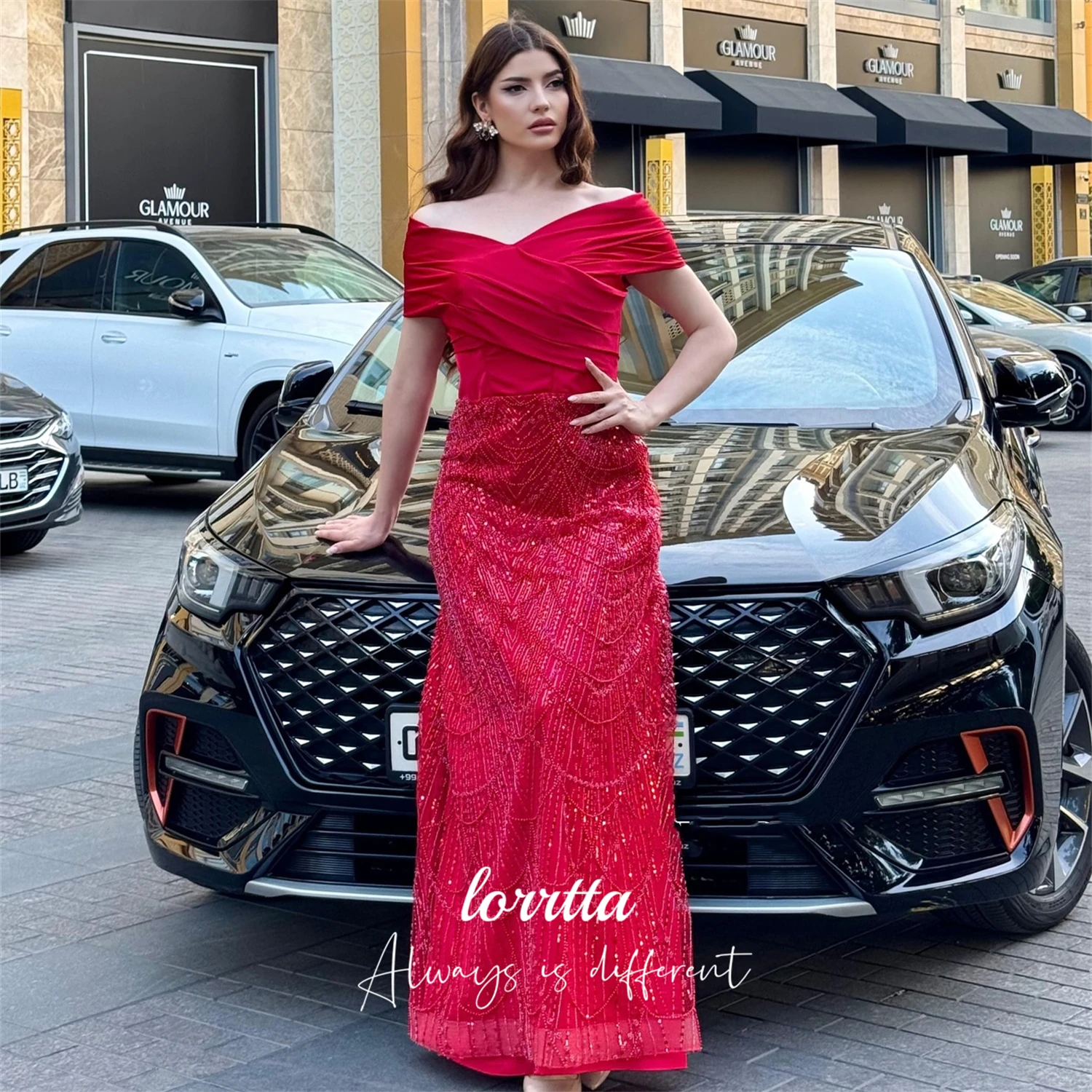 

Lorrtta Customized Party Dress Women's Evening Dress 2025 Luxury Beautiful Prom Dresses Grace Bead Fabric Elegant Gowns Prom