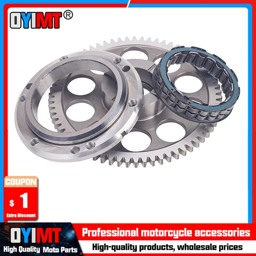 Embrague de arranque unidireccional para motocicleta, rodamiento de engranaje, ensamblaje de cuentas para Harley Street XG750, XG500, Street 28110-MV4-000, 28120-MV4-000