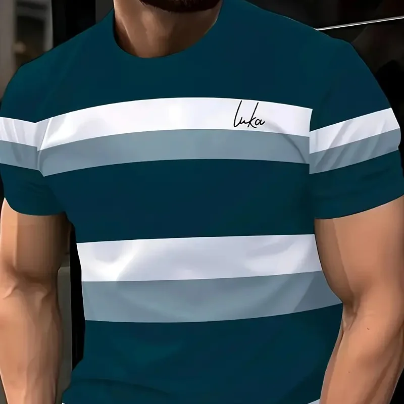 

Breathable casual sportswear for spring and summer new men's quick-drying T-shirts sports training tops summer loose fitness T-s