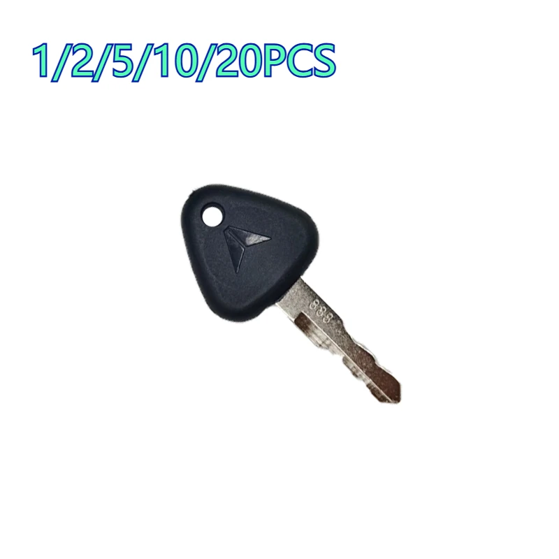 1/2/5/10/20PCS 888 Key for Heavy Equipment Backhoe Excavator Loader Start Switch