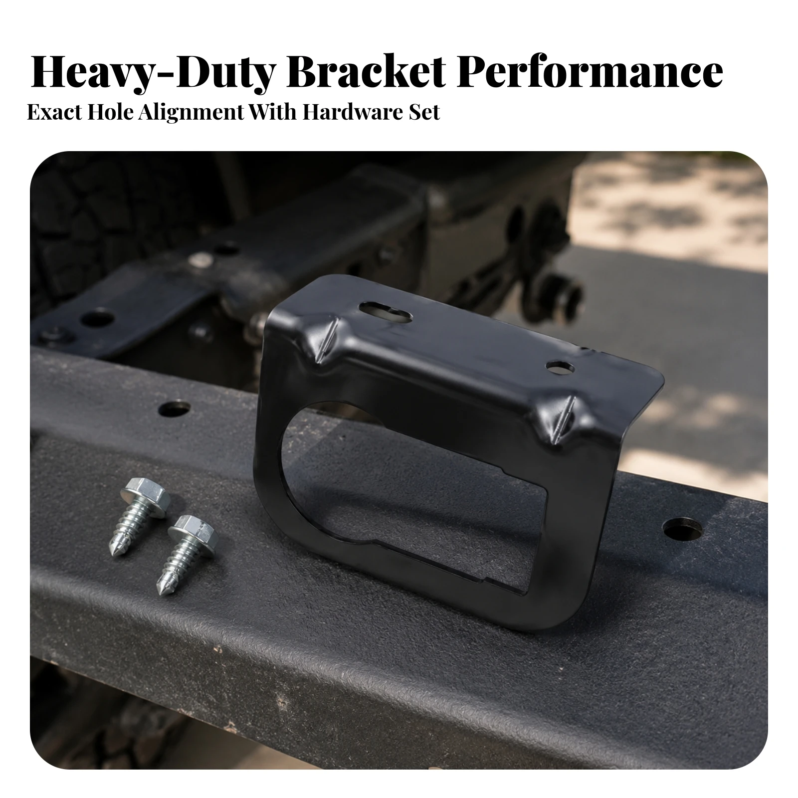 Electrical Connector Mounting Bracket High-Strength Trailer Connector Mounting Bracket Vibration-Resistant Compact