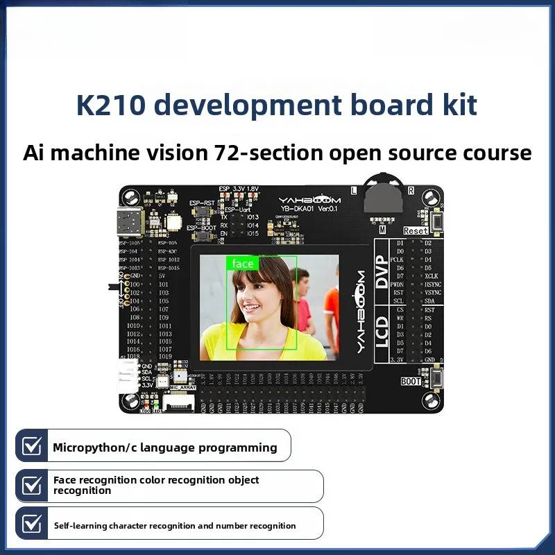 AI Machine Vision Project K210 Development Board Python Deep Learning Face Recognition CanMV