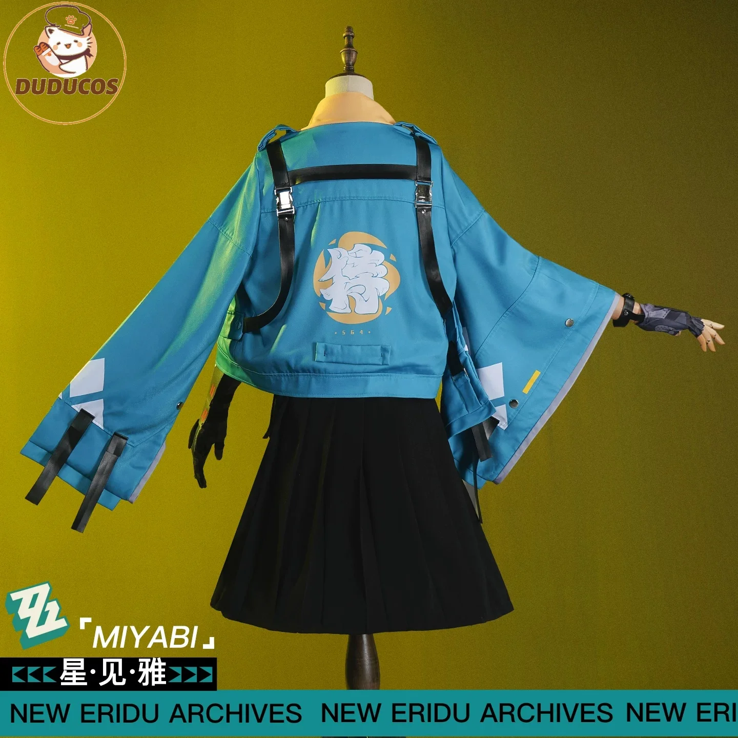 In Stock Miyabi Hoshimi Cosplay Costume Zenless Zone Zero ZZZ Мияби Fox Samurai Full Set Ear Wig Shoes Halloween Xmas