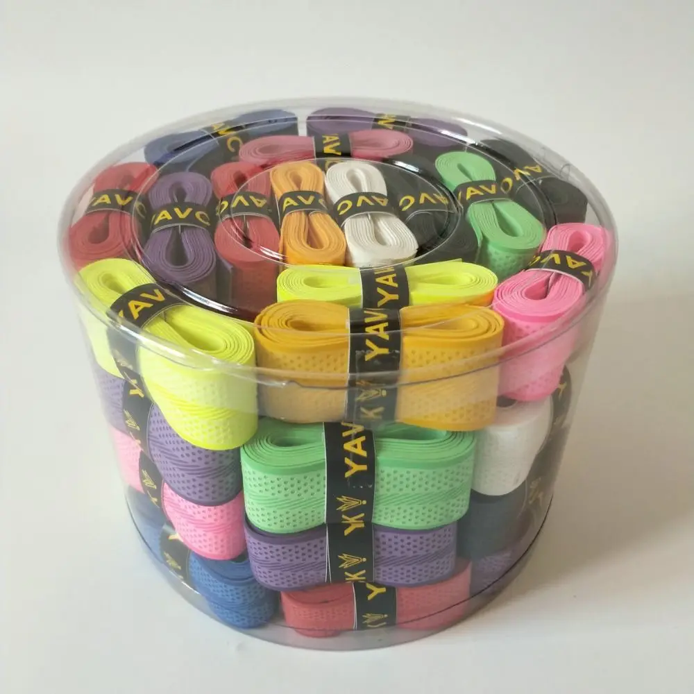 

Soft Multi-color Badminton Racket Overgrips Non-Slip PU Tennis Racquet Sweatband Tennis Paddle Sweat Absorption Grip Tape