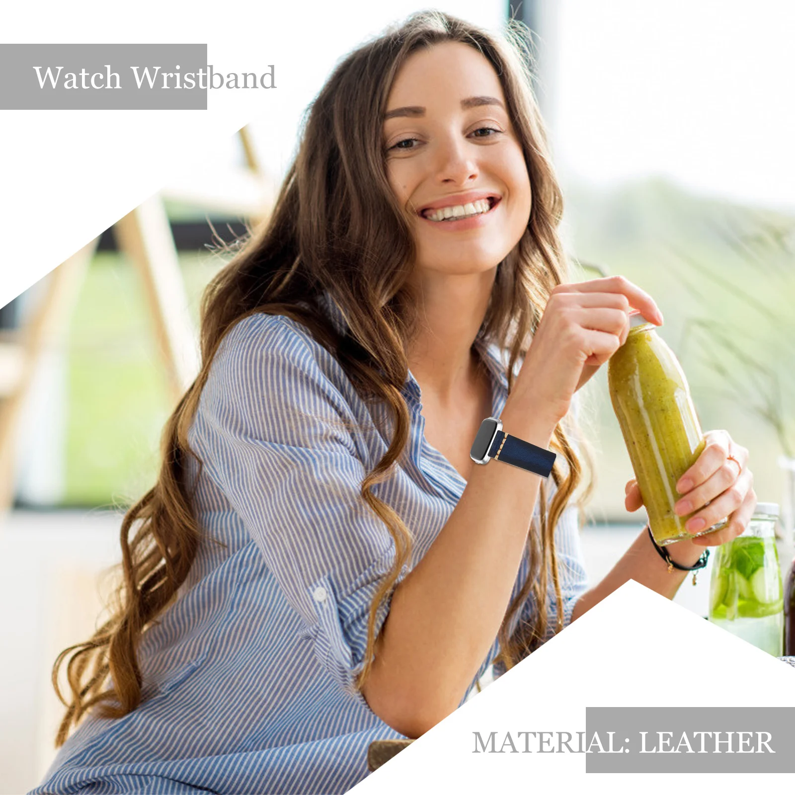 20mm Watch Band Quick Release Durable Wrist Strap Pin Buckle Retro Replacement Gift Watch Strap