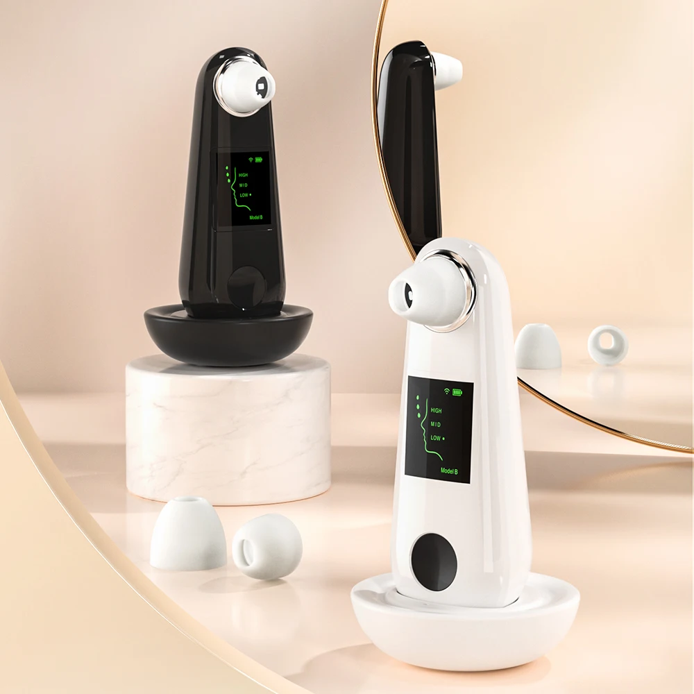 Smart Library Beauty Customized HD Vacuum Pore Cleanser Hot Cold Blackhead Remover Newest Factory Customized Visual