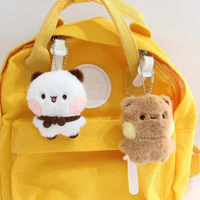 Petit porte-clés en peluche, pendentif en peluche, poupée pendentif de sac, sac à dos de poupée, accessoire de décoration suspendu pour Couple