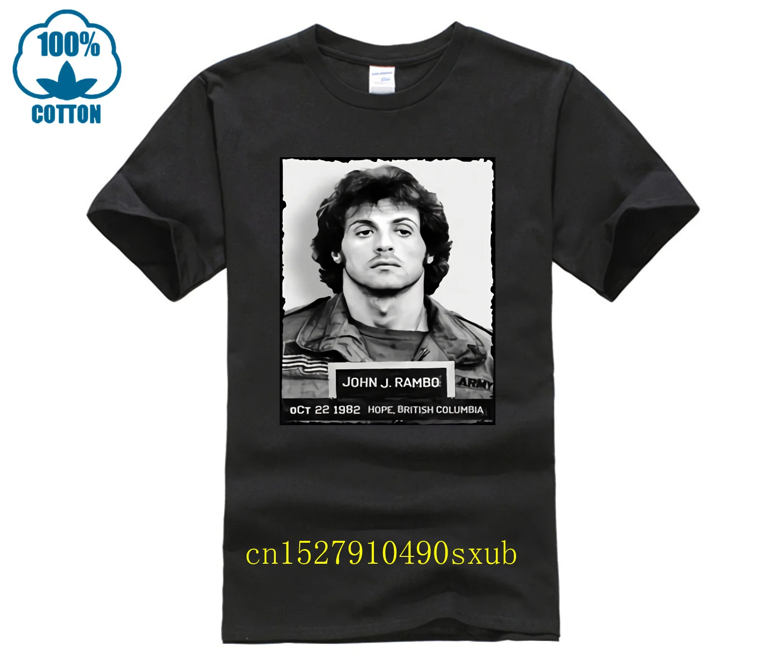 John Rambo First Blood Vietnam War Veteran Soldier Baker Team Acorralado Sylvester Stallone T-Shirt