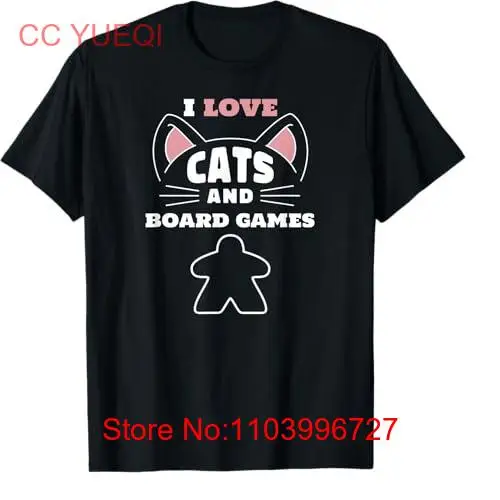 I LOVE CAT AND BOARD GAME UNISEX T-Shirt