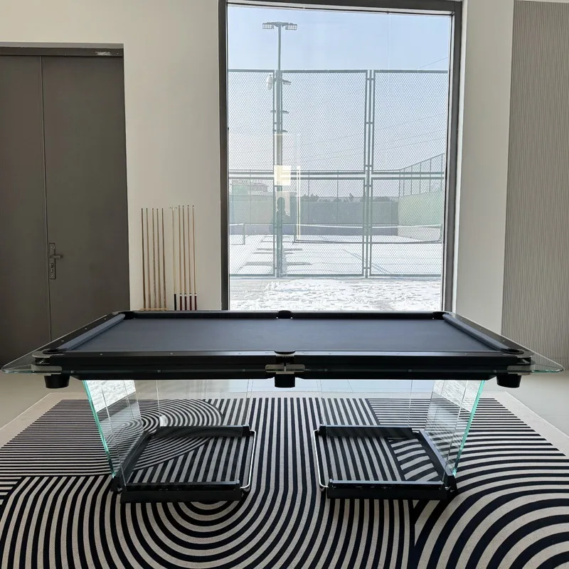 

Billiards table Tempered glass Chinese table Crystal American table Acrylic family standard