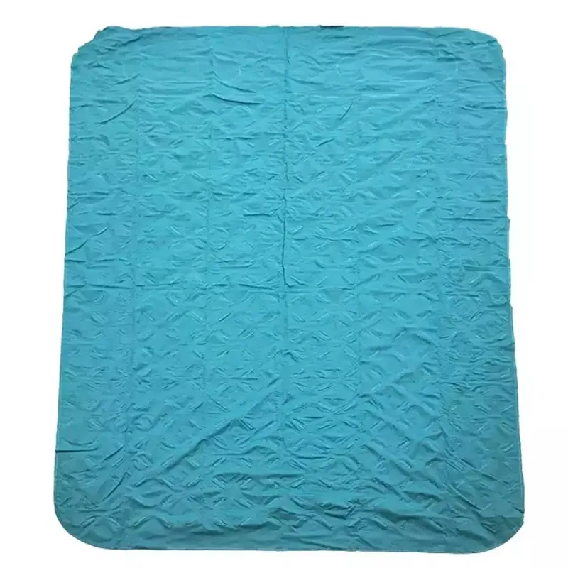 แบบพกพา Outdoor Camping Sleeping Pad ไนลอน TPU ที่นอนกันน้ำ Moisture-Proof สวนชายหาด