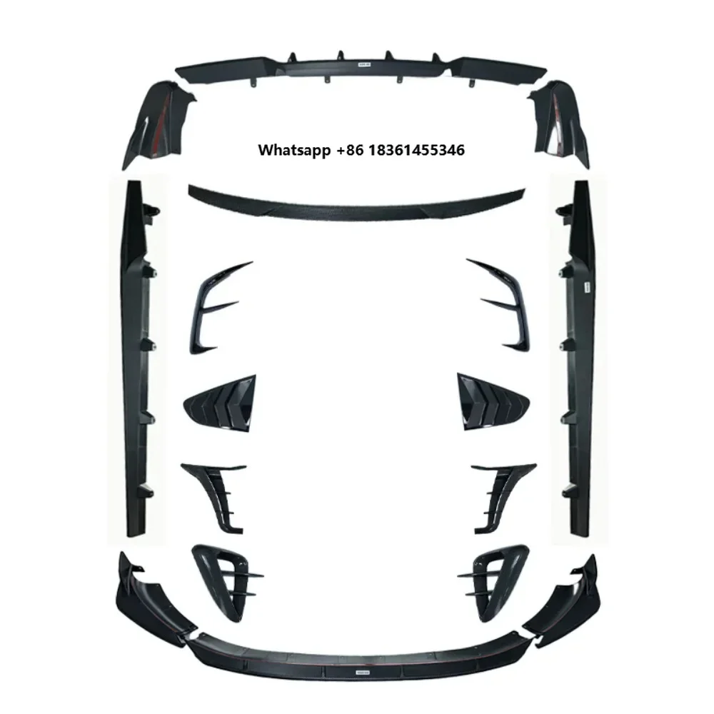 For Su7 2004-2025 modified Surround Front shovel Rear lip Rear spoiler Side skirt Wind knife Car Accessories Body Kit