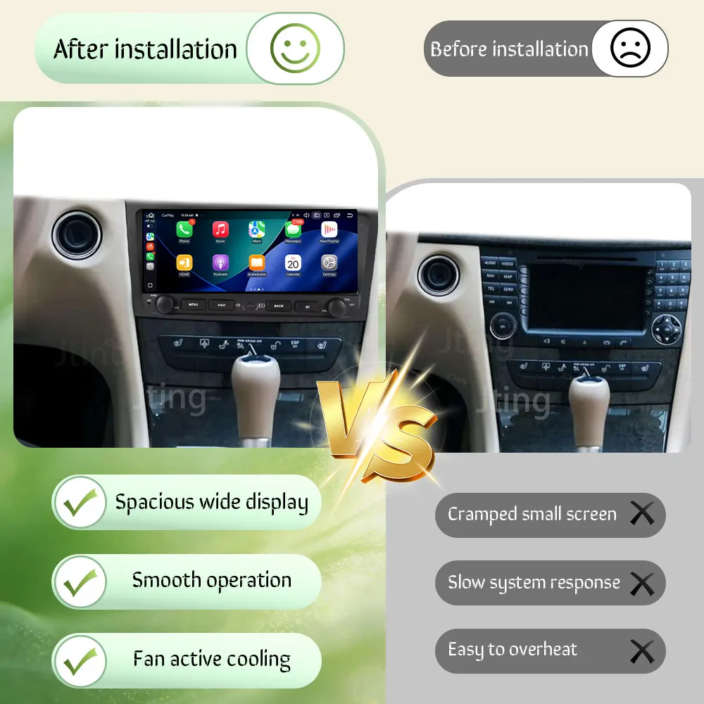 For Mercedes Benz E-class W211 E200 E220 E300 E350 E240 E270 E280 CLS CLASS W219 2002-2009 BT 4G WiFi GPS DSP IPS HD Touch FM RD