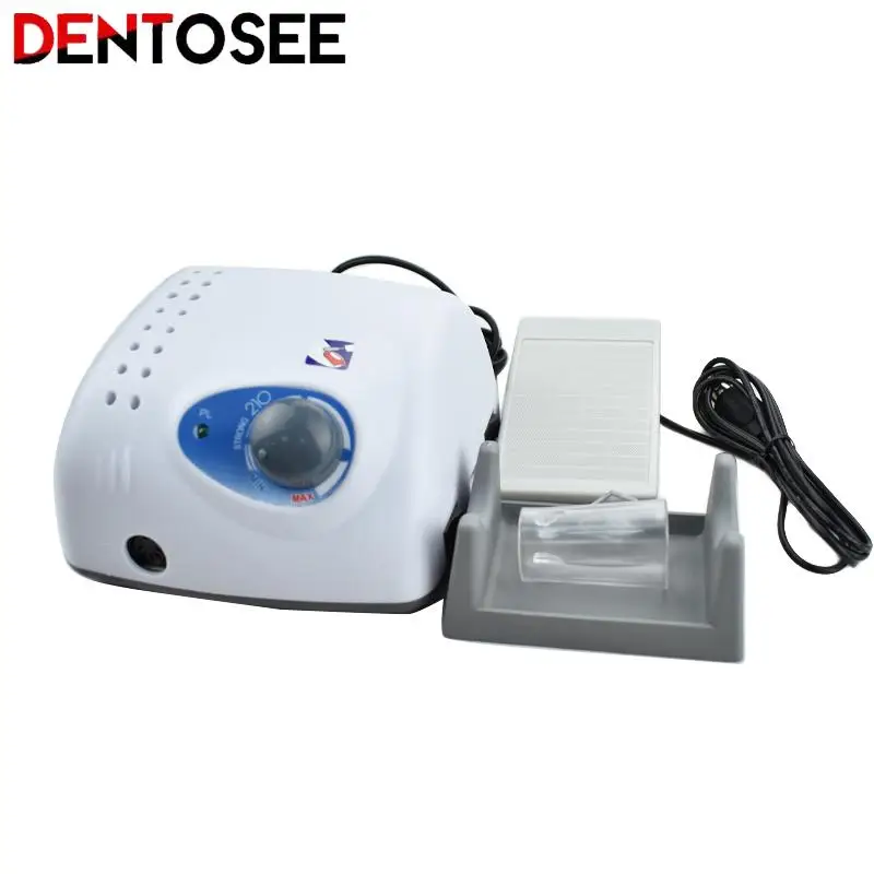 Dental Micro Motor 35000Rpm Strong 210 Micromotor Handpiece Electric Nail Drill Machine 2.35 Strong EU Plug