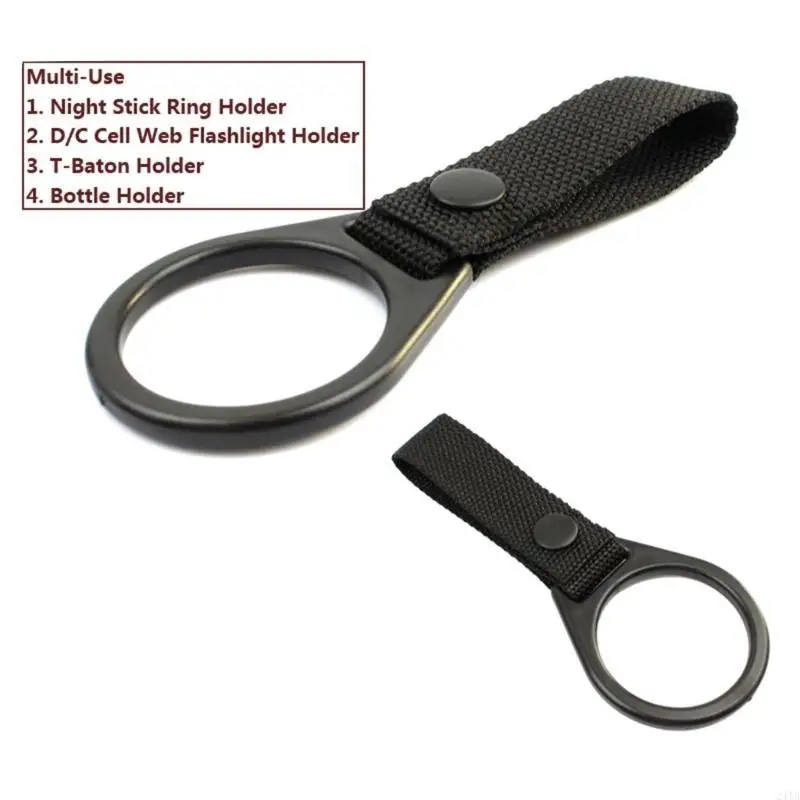 Outdoor Slide-On Duty Belt Ring Maglite C Cell Flashlight Holder for Duty Belt 