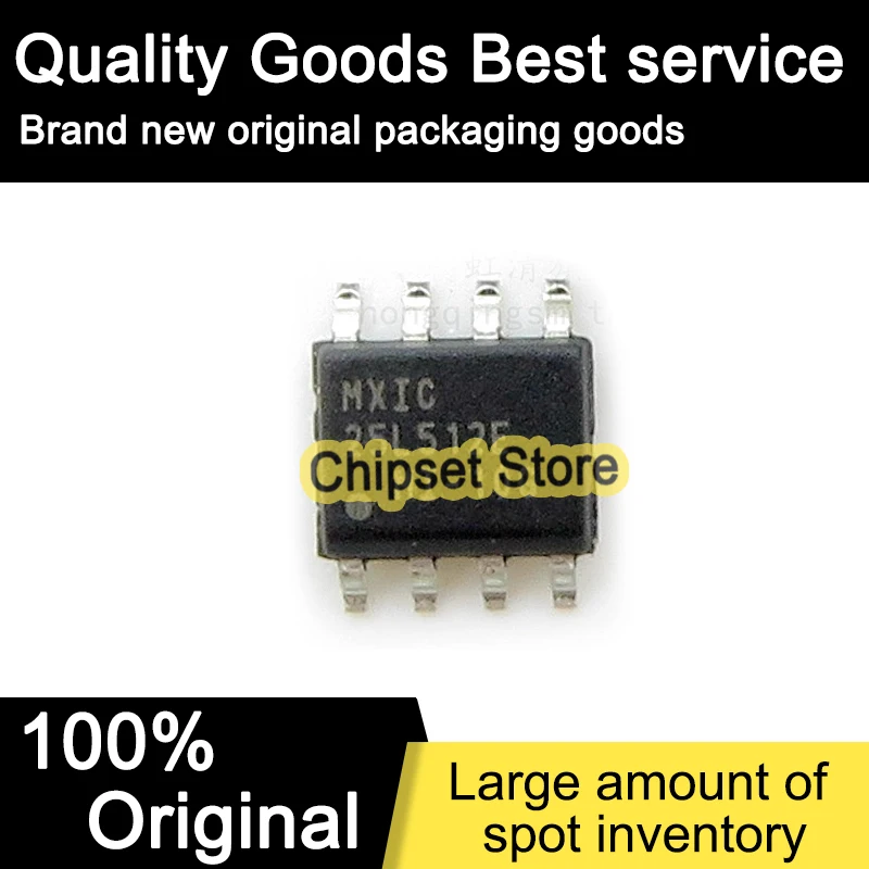 

5pcs MX25L512EMI-10G MX25L512EMI 10G MX25L512 SOP 100% Brand new