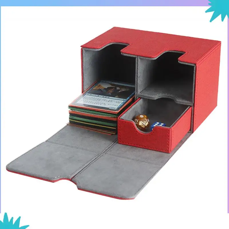 

Card Storage Collectible Game Trading Card Box Card Carrying Organiser For 160+ Cards Black