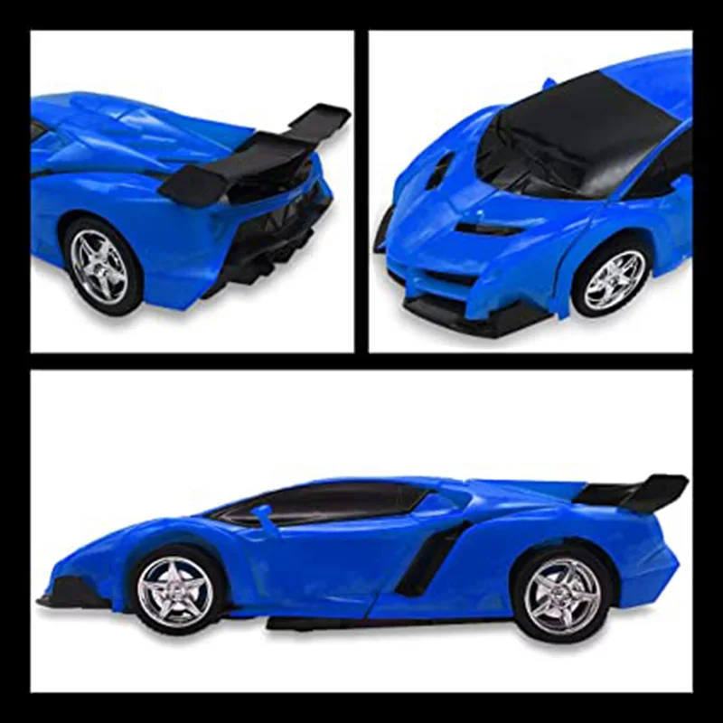 2 in 1 Remote Control Cars RC Transforming Robots Car Models Outdoor Remote Control Sports Deformation Car for Kids Boys Toys