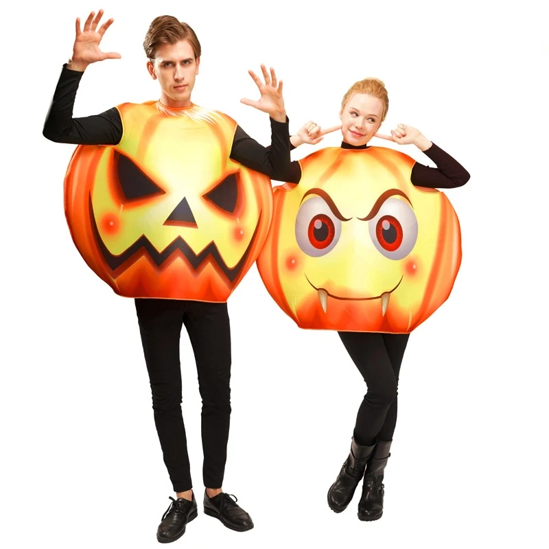 

Adult Men And Women Colorful Funny Face Jumpsuit Halloween Masquerade Game Theme Party Cosplay Stage Performance Costume 2025