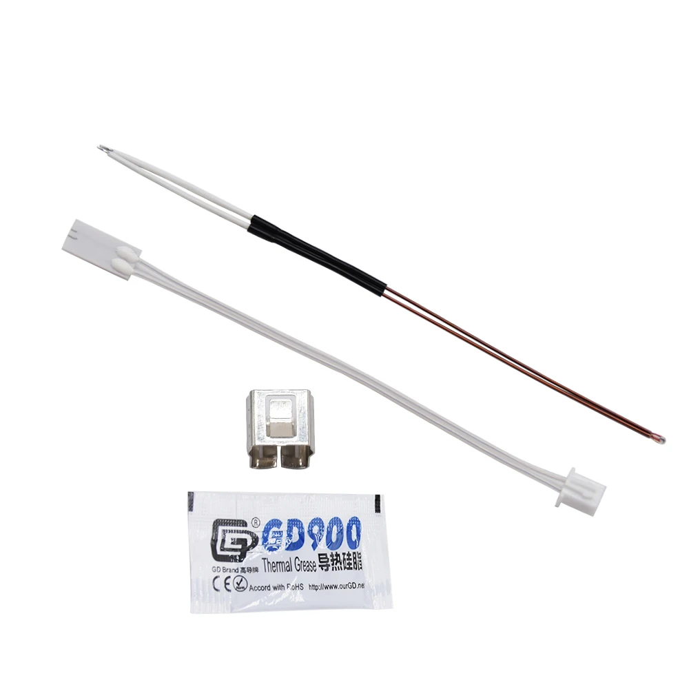1/3PCS Thermistor & Ceramic Heating Plate With Buckle For Ba mbuLab X1/X1-Carbon 3D Printer Hotend Heater Cartridge 24V 48W
