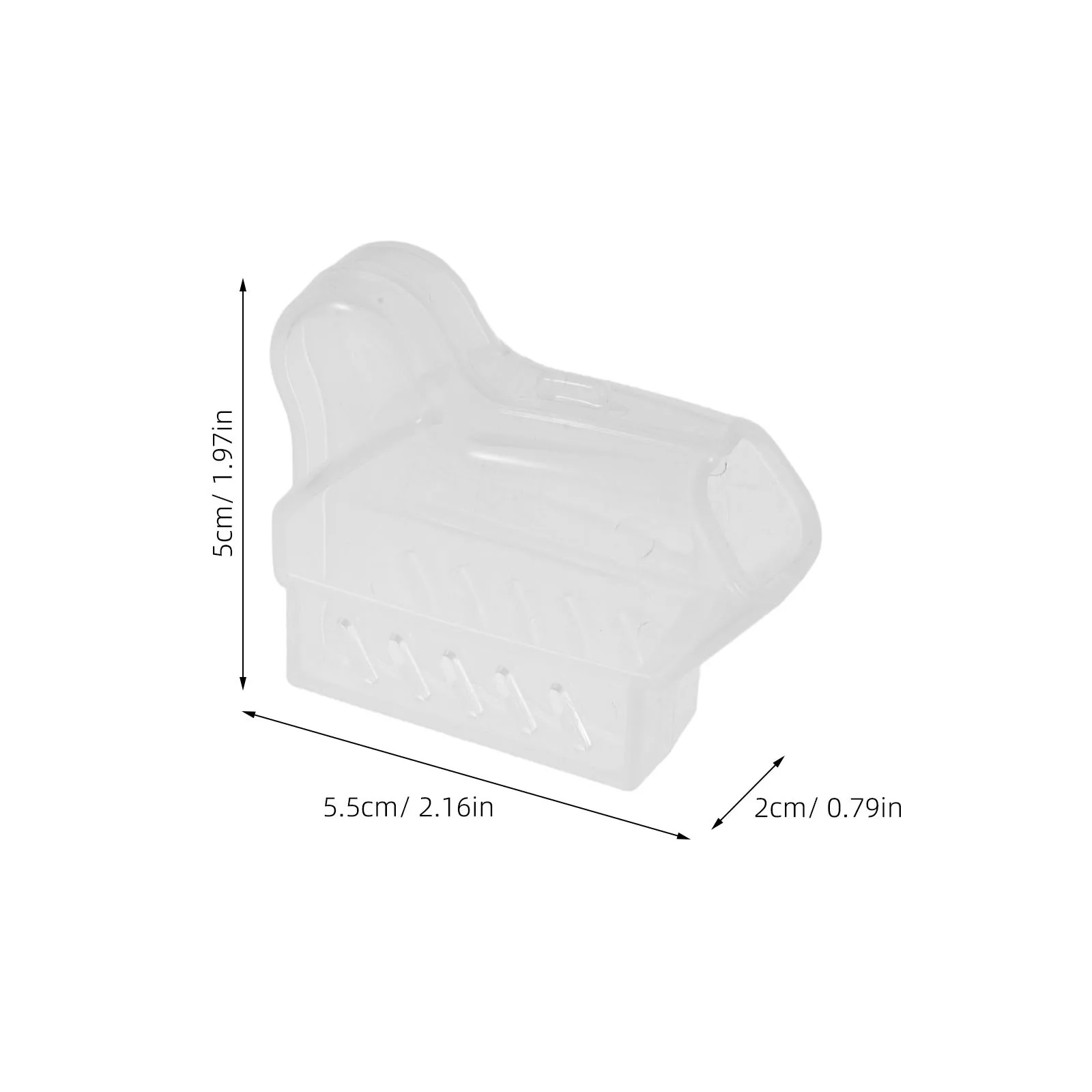 20 szt. Zestaw do pielęgnacji protez, przezroczyste plastikowe osłonki na szczoteczki do zębów, kompaktowe etui podróżne do ochrony i przechowywania szczoteczki do czyszczenia protez.