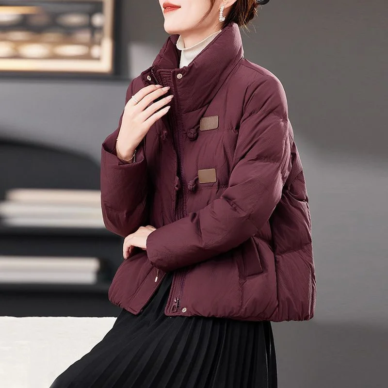 Winter Lady Large Size 4XL Casual Short Cotton Padded Outwear Korean Women Fashion Down Cotton Jacket Femme High End Padded Coat
