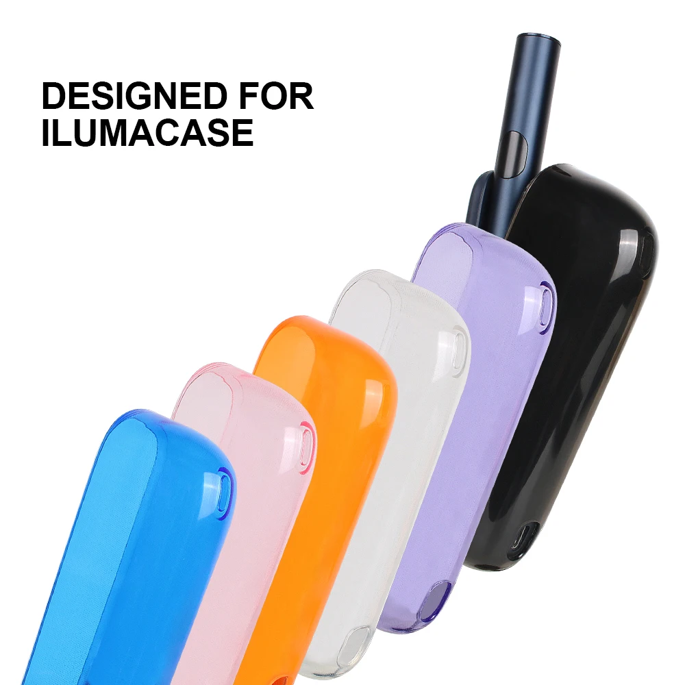 TPU leather protective case is suitable for ILUMA. It is a fashionable and trend protective accessory for electronic cigarettes.