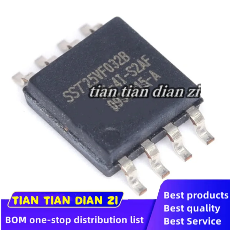 5Pcs SST25VF032B-66…