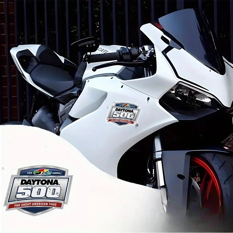 1PC 데이토나 500 스티커 - 노트북, 자동차, 휴대폰 케이스용 탈부착 가능한 자가 접착 데칼 |   레이싱 기프트, 생생한 프린트